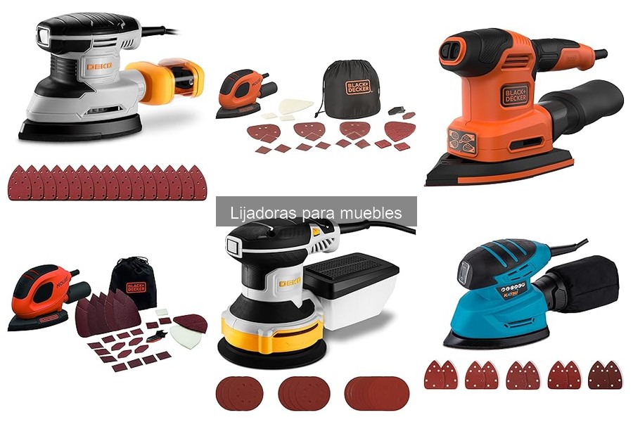 Tipos de lijadoras para muebles: guía completa