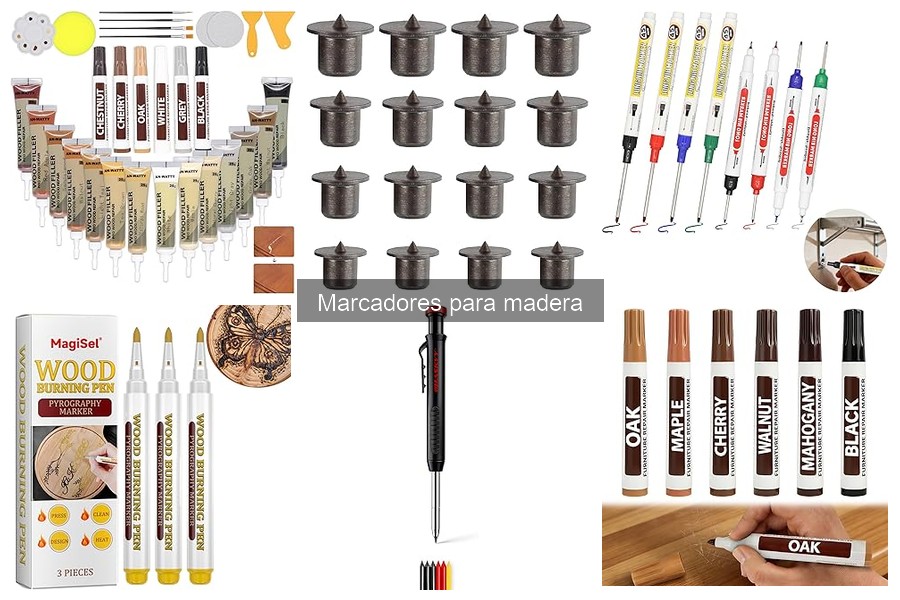 Tipos de marcadores para madera: Guía completa
