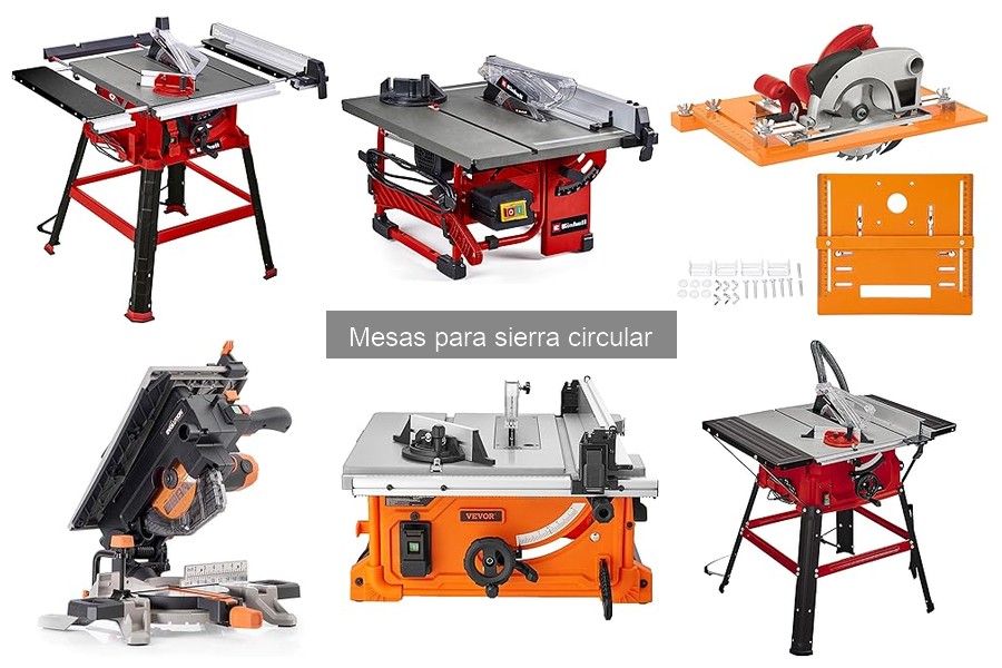 ** Tipos de mesas para sierra circular: características y usos