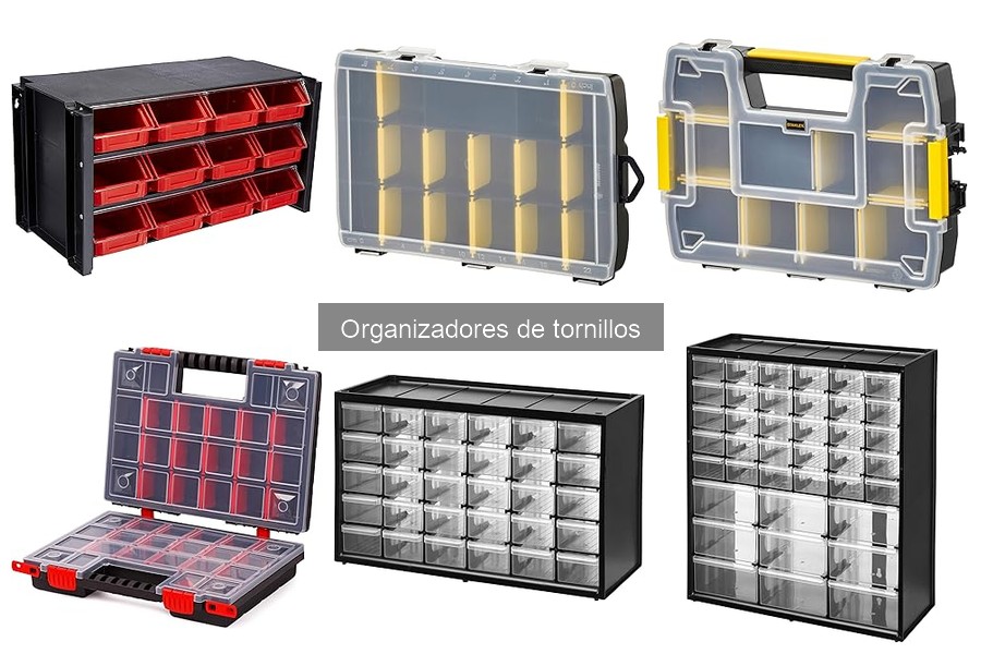 Tipos de organizadores de tornillos para tu taller