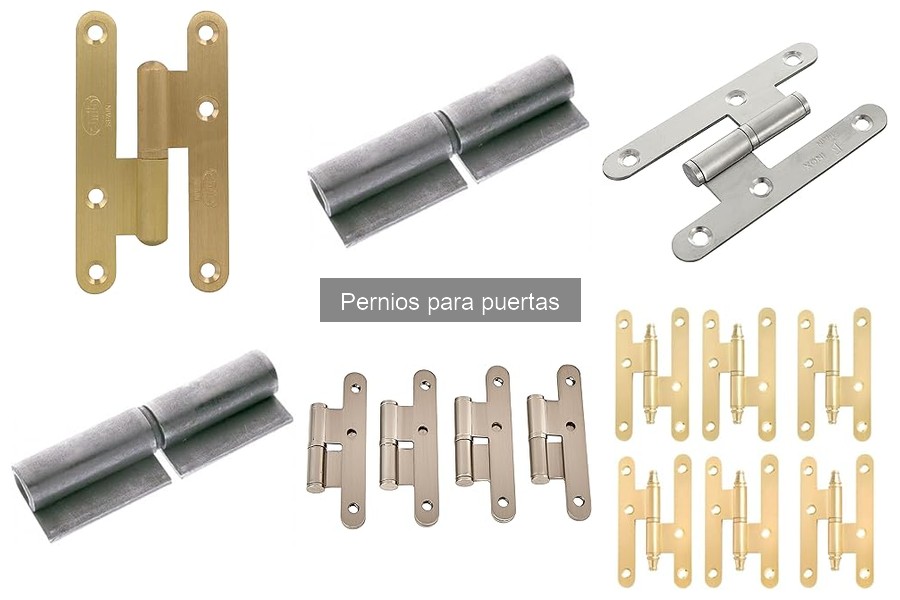 Tipos de pernios para puertas y sus características clave