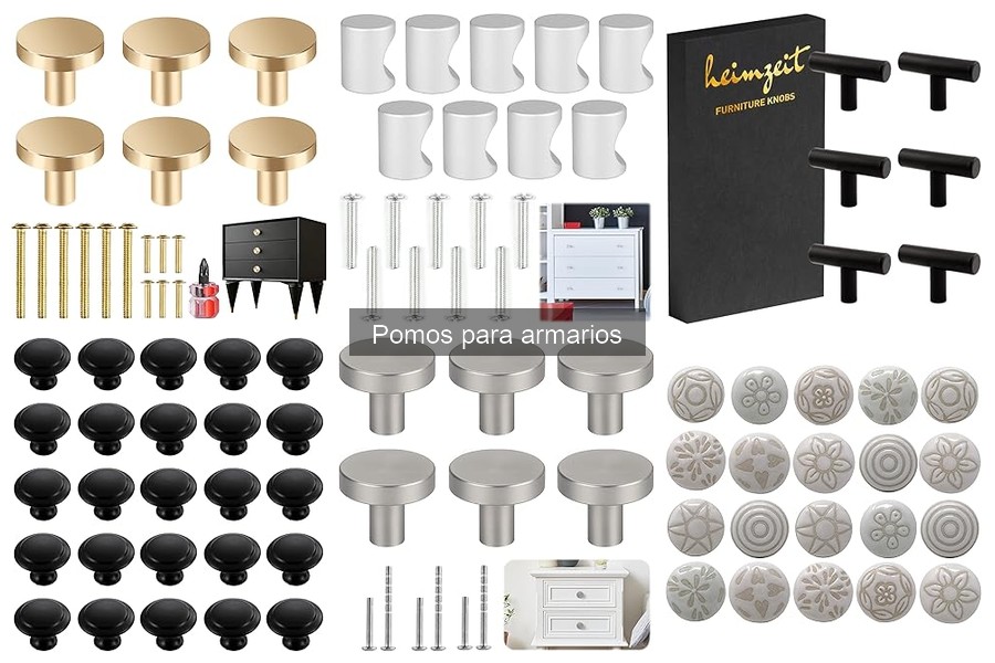 Tipos de pomos para armarios: estilos y materiales