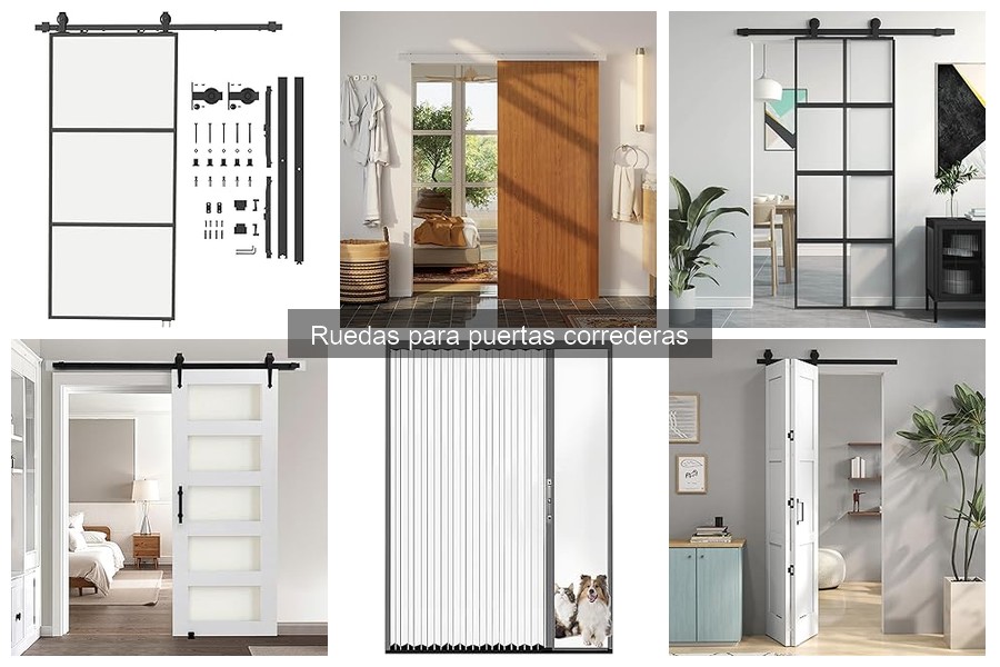 Tipos de ruedas para puertas correderas: guía completa