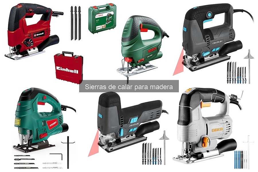 Tipos de sierras de calar para madera y sus diferencias