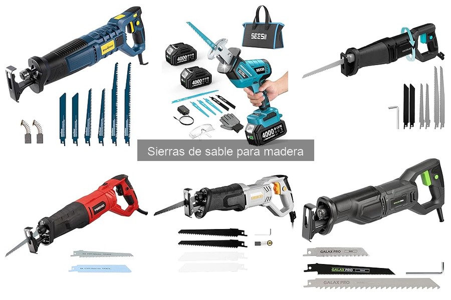 Tipos de sierras de sable y sus usos en carpintería