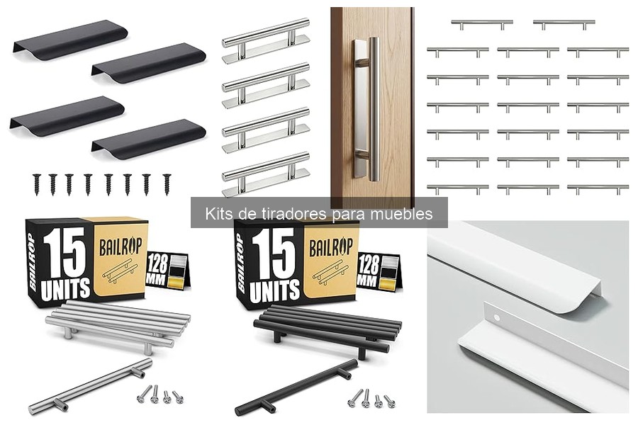 Tipos de tiradores para muebles en kits: guía completa