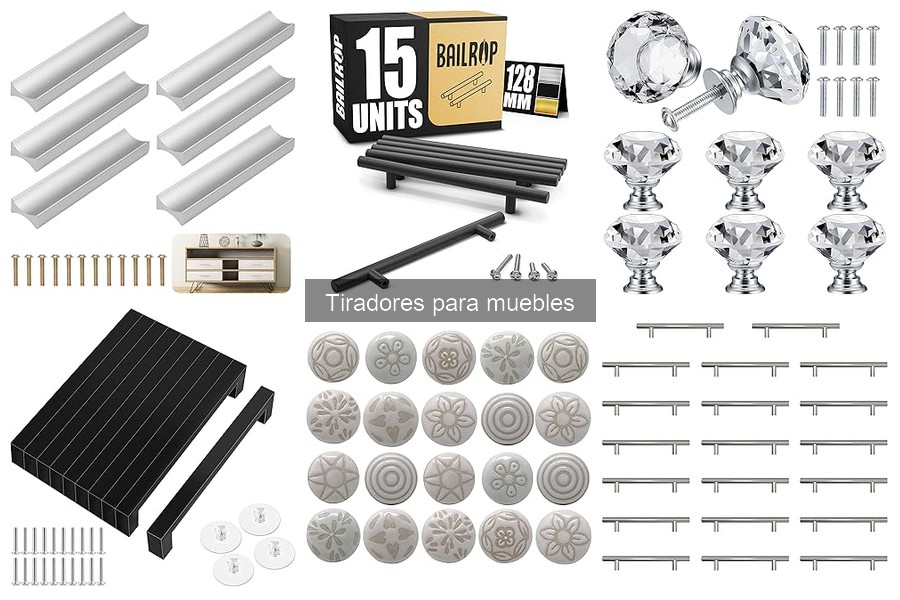 Tipos de tiradores para muebles: guía y ejemplos