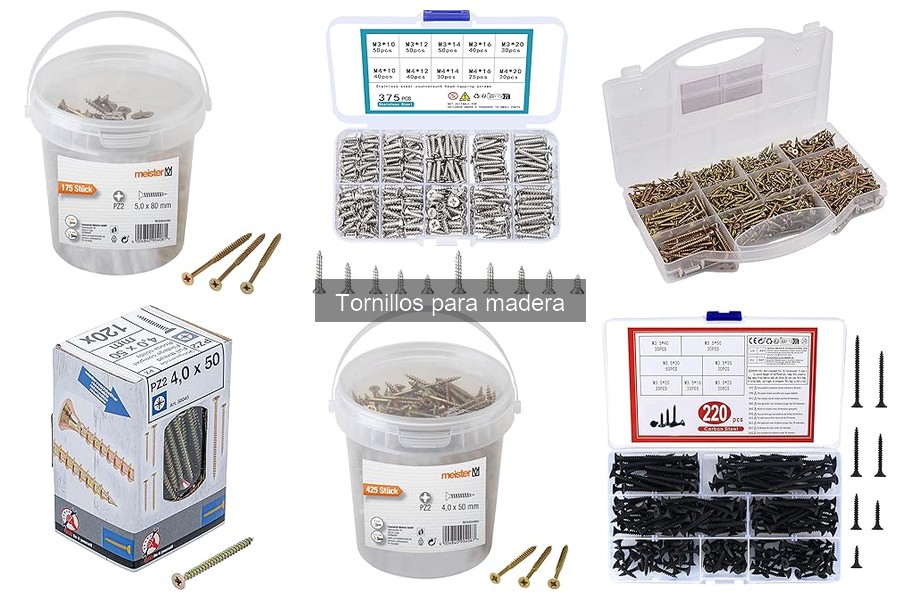 Tipos de Tornillos para Madera: Guía Completa