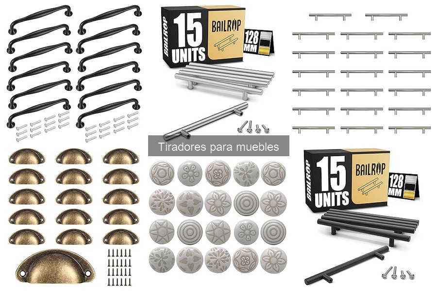 Tiradores vintage para muebles: estilos y características