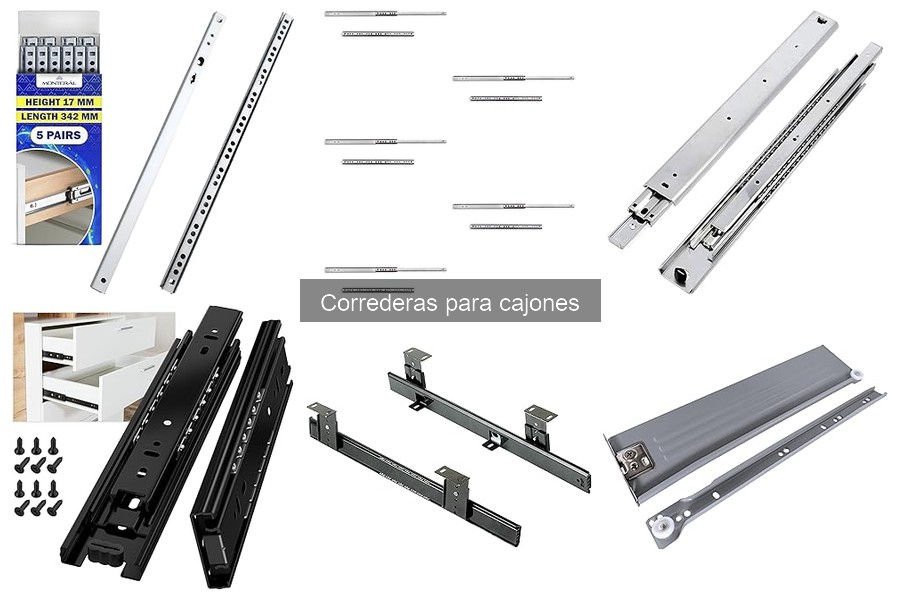 Todo sobre correderas para cajones: ¿qué son y cómo funcionan?