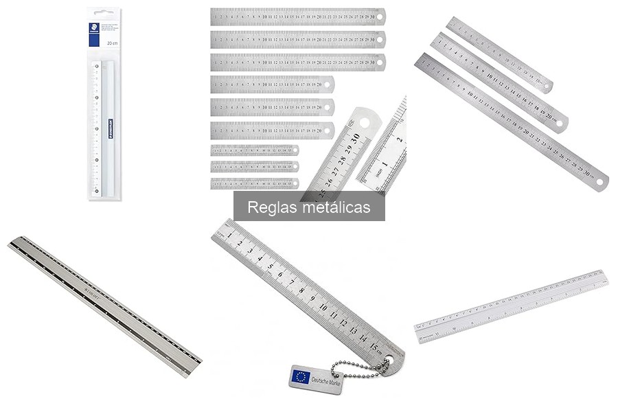 Usos creativos de las reglas metálicas en bricolaje