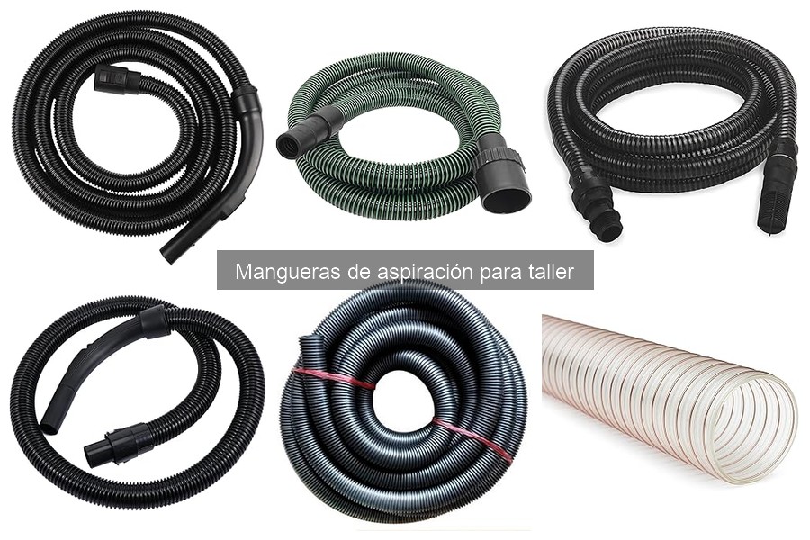 Ventajas de usar mangueras de aspiración en el taller