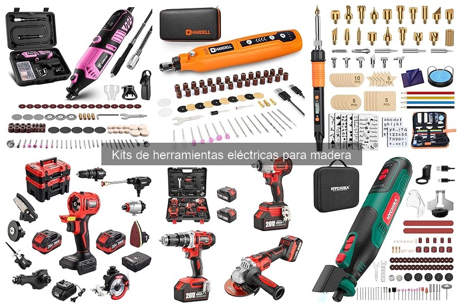 Ventajas y desventajas de kits de herramientas eléctricas para madera