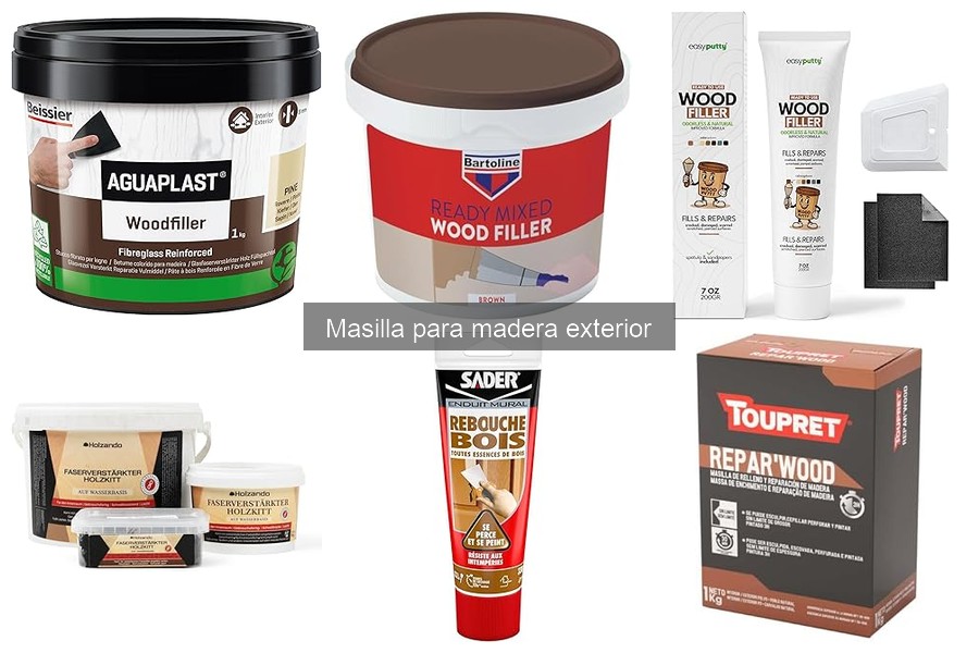 Ventajas y desventajas de la masilla para madera exterior