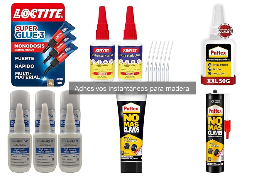 Ventajas y desventajas de los adhesivos instantáneos para madera