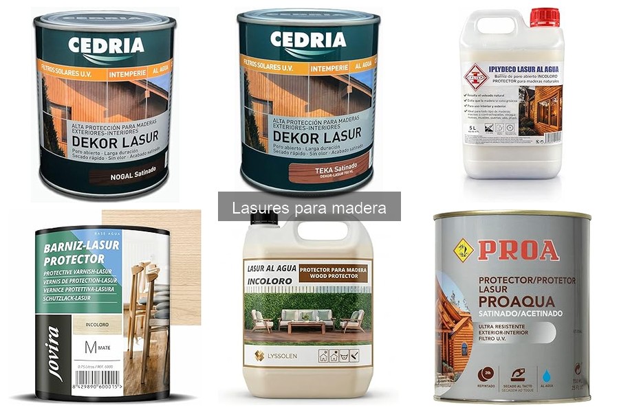 Ventajas y desventajas de los lasures para madera
