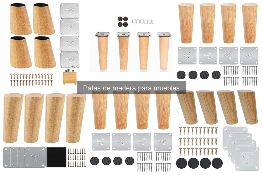 Ventajas y desventajas de patas de madera para muebles