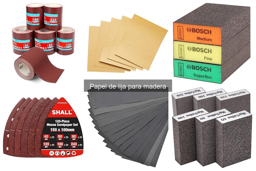 Ventajas y desventajas del papel de lija para madera